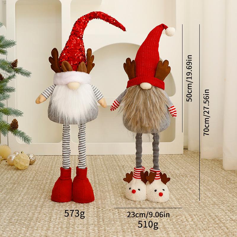 Trang trí Noel: Gnome ông già Noel nhỏ trang trí cửa sổ