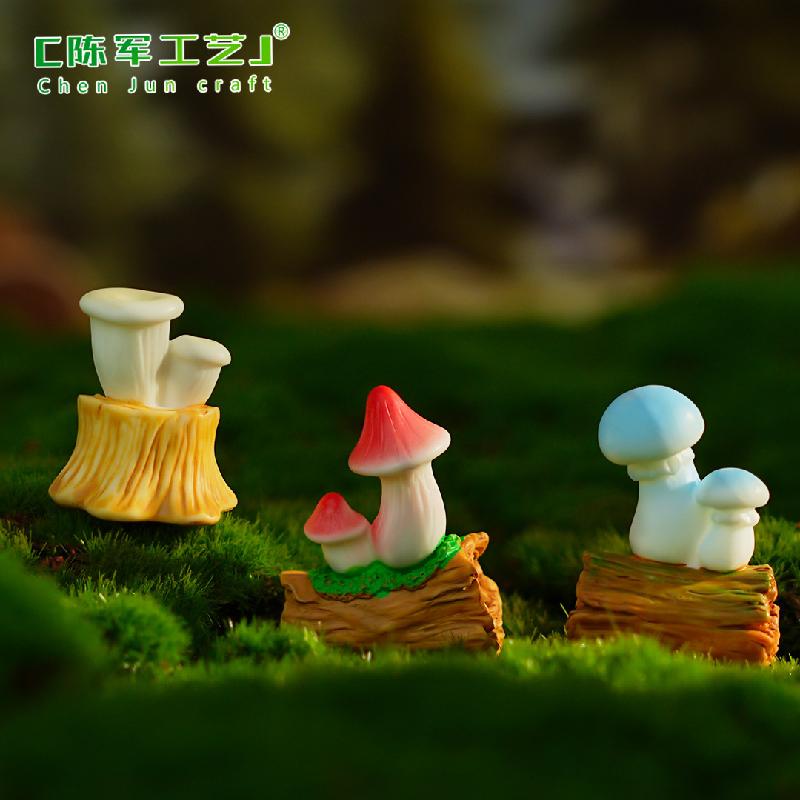Tiểu cảnh nấm dễ thương, sân vườn DIY, phụ kiện bàn tiểu cảnh mini đáng yêu (ZC-506)