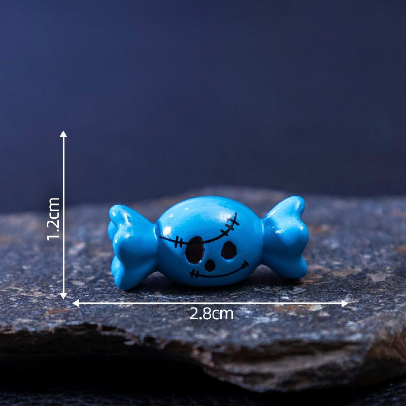 跨境外贸微景观创意南瓜骷髅糖果萌粒 DIY装饰配件迷你桌面小摆件