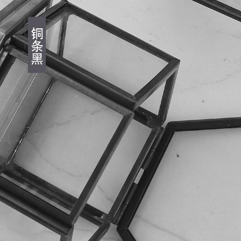 DG-17 Hộp kính bảo vệ trang sức, hộp kính nhựa bằng năm góc