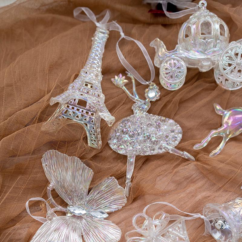 Trang trí Noel: Búp bê tuần lộc, ngựa, cô bé, làm đẹp cây