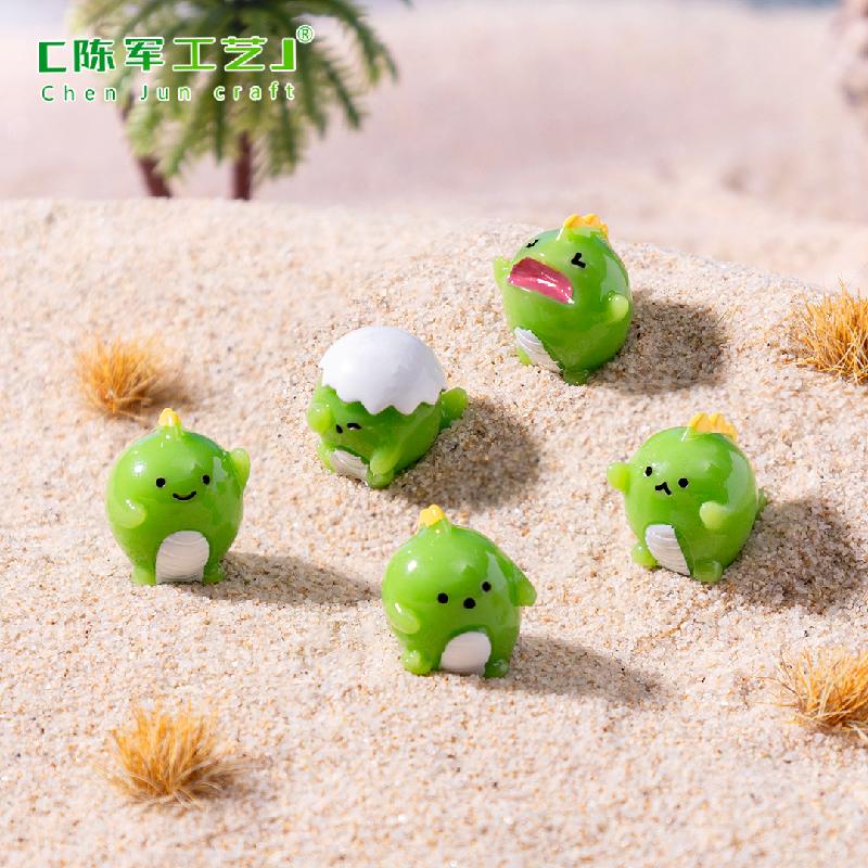 微景观创意可爱小恐龙公仔动物 DIY装饰品配件迷你车载桌面小摆件