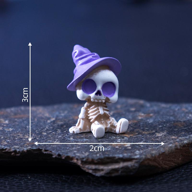 跨境外贸微景观创意南瓜骷髅糖果萌粒 DIY装饰配件迷你桌面小摆件