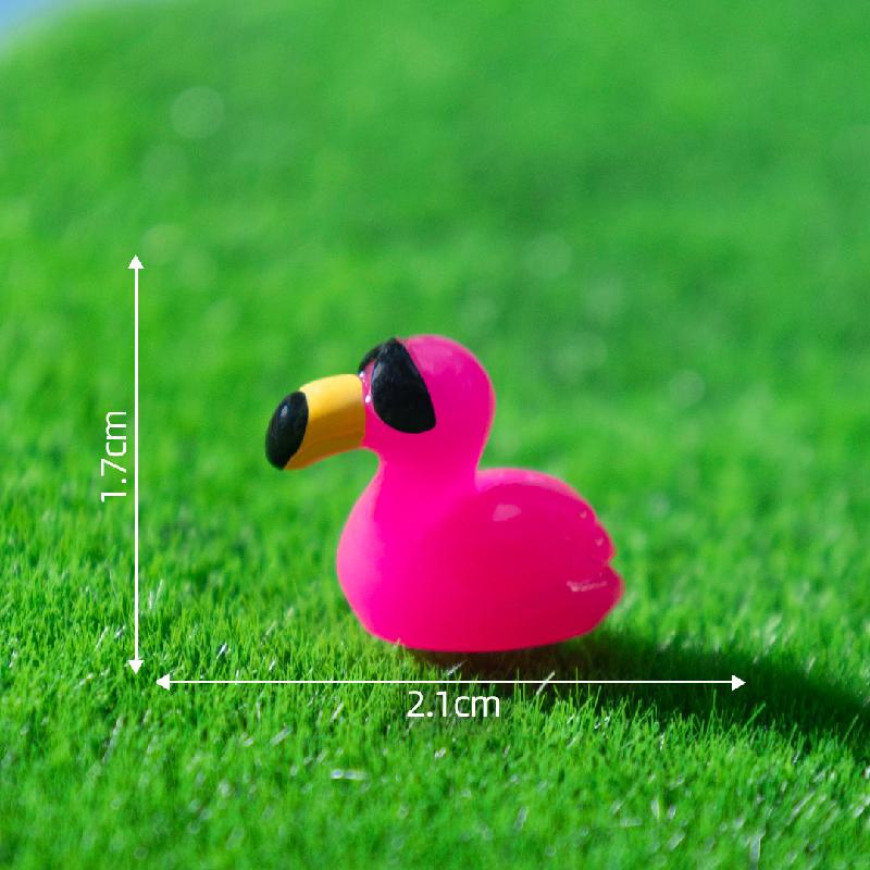 跨境外贸微景观创意火烈鸟公仔园艺造景 DIY装饰品配件迷你小摆件