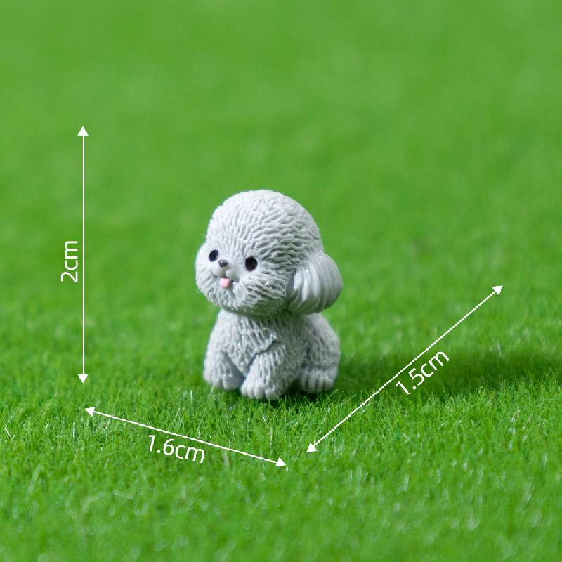 Chó Bichon Mini Trang Trí Tiểu Cảnh (PK-175)