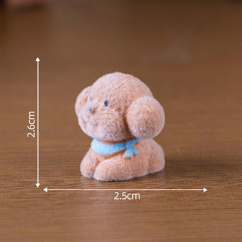 可爱植绒金毛小狗公仔萌粒 DIY装饰品钥匙扣包包挂配件迷你小摆件