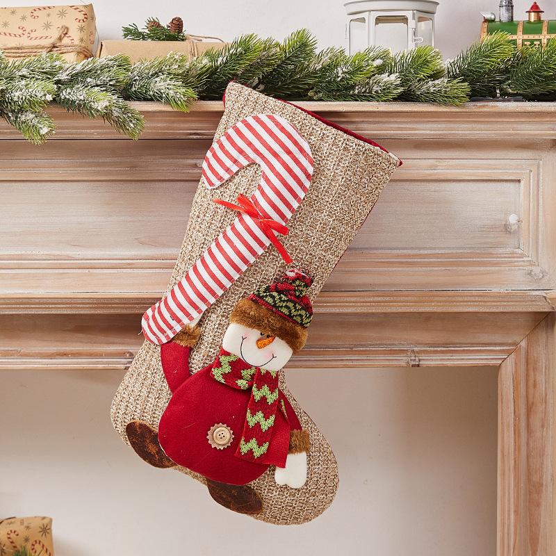 Túi quà Giáng Sinh: tất Giáng Sinh trang trí, túi quà, quà tặng, treo cây thông Noel, bao đựng kẹo.