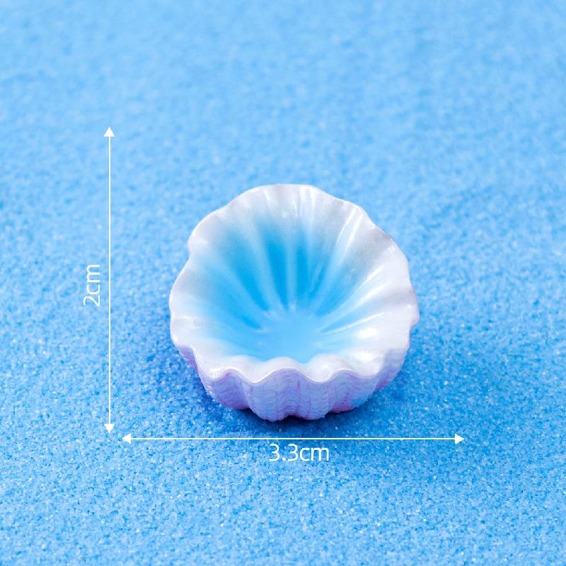 微景观创意海洋珍珠贝壳鱼缸水族造景 DIY装饰配件迷你树脂小摆件