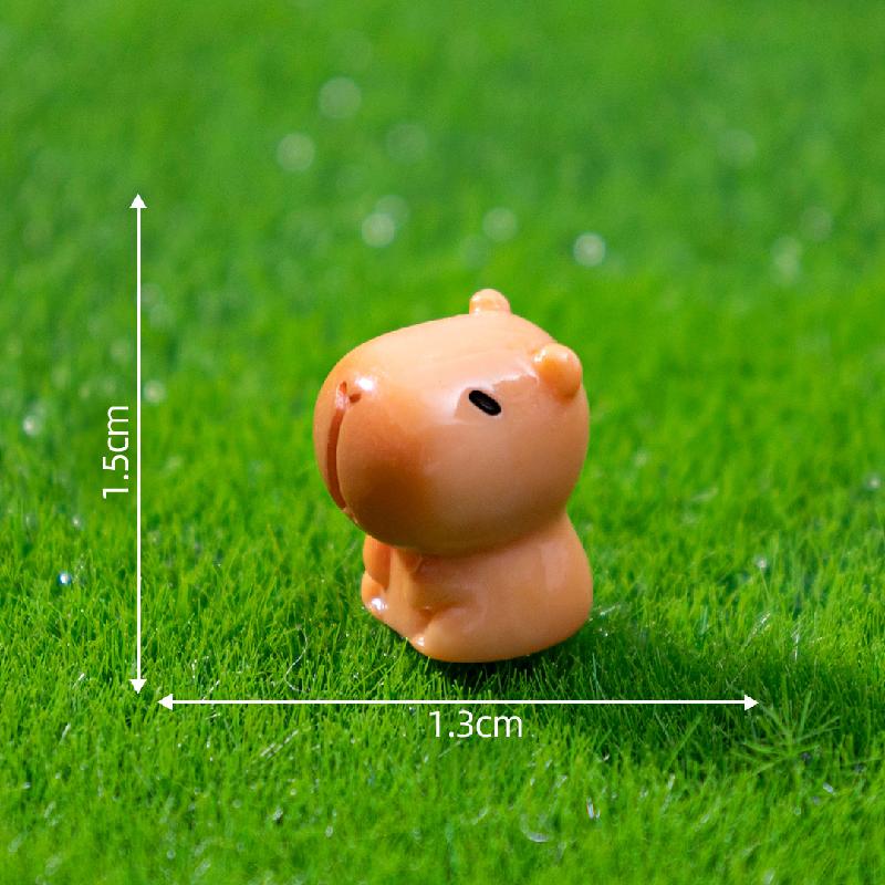 微景观创意可爱卡皮巴拉园艺造景 DIY装饰品挂配件迷你桌面小摆件