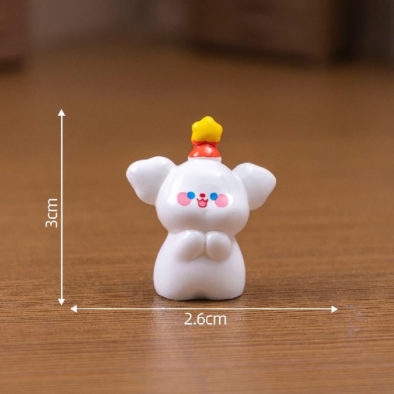 Tiểu cảnh chó tiệc, búp bê DIY, phụ kiện bàn tiểu cảnh mini đáng yêu (ZC-567)