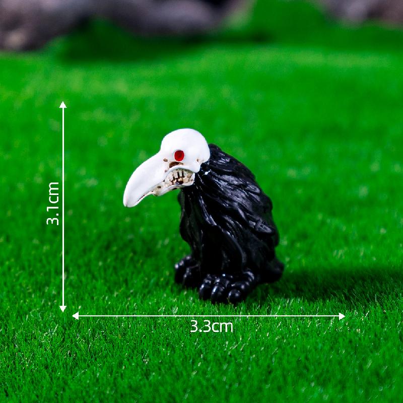 跨境外贸微景观创意万圣节骷髅木乃伊 DIY装饰品挂配件迷你小摆件