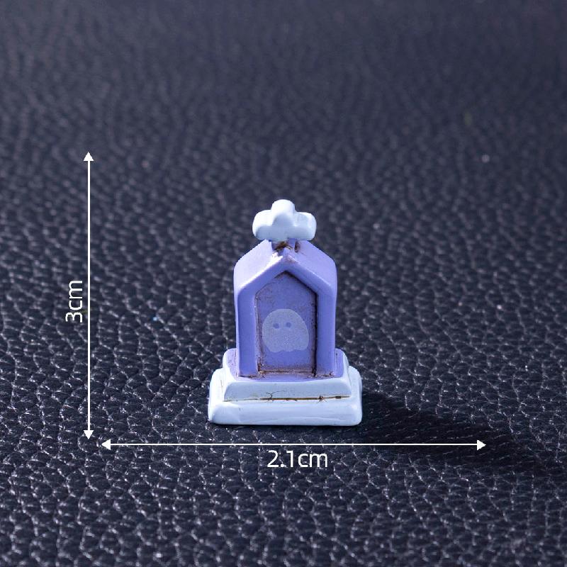 跨境外贸微景观创意万圣节骷髅节日造景 DIY装饰品配件迷你小摆件