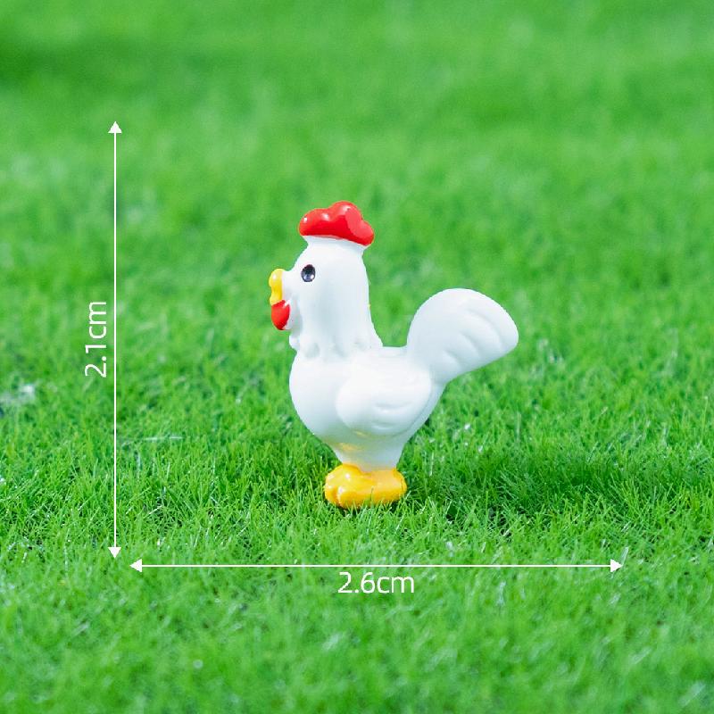 Gà con ngơ ngác mini trang trí sân vườn (PK-736)