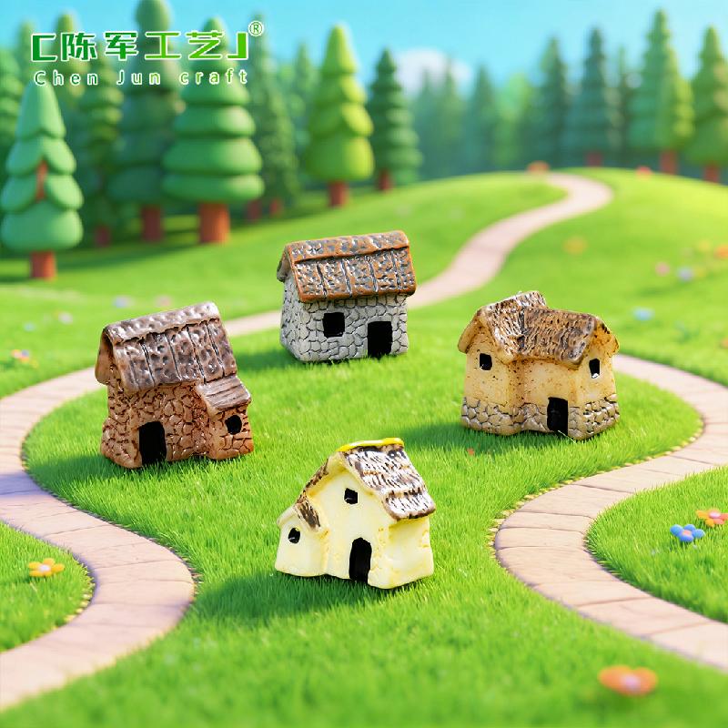 Tiểu cảnh nhà nhỏ, chậu cây mini, trang trí cây cảnh DIY (ZC-104)