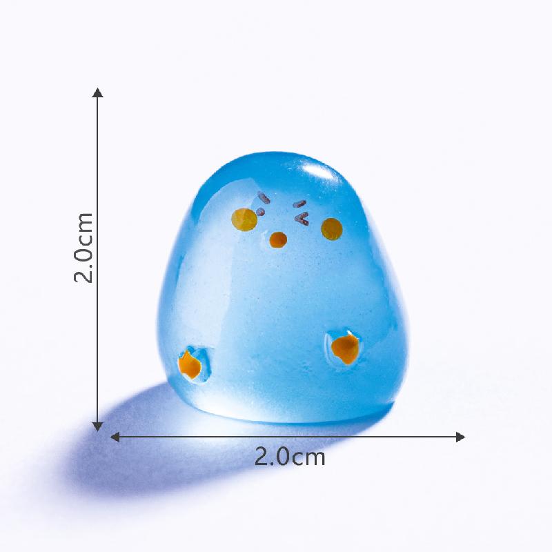 微景观创意夜光搞怪小白鸭盲袋 DIY装饰品挂配件迷你装饰品小摆件
