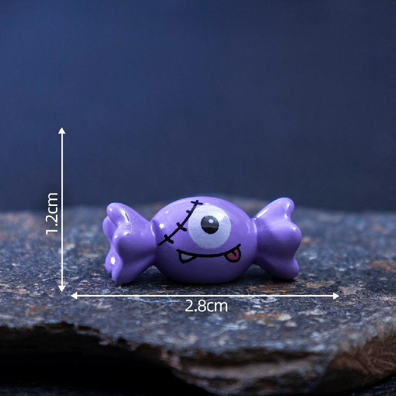 跨境外贸微景观创意南瓜骷髅糖果萌粒 DIY装饰配件迷你桌面小摆件