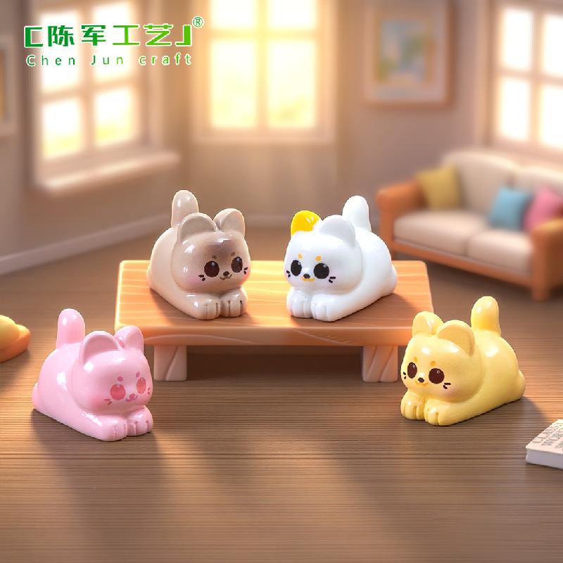 微景观创意可爱Q萌小猫萌粒公仔DIY装饰品配件迷你车载桌面小摆件