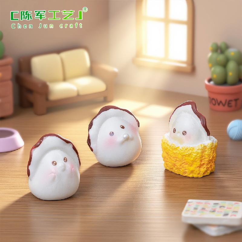微景观创意可爱海蛎子宝宝萌粒 娃娃屋DIY装饰品挂配件桌面小摆件
