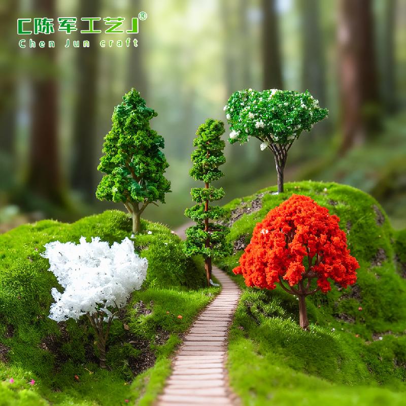 Tiểu cảnh hoa anh đào, nhà mini, phụ kiện trang trí cây (ZC-136)