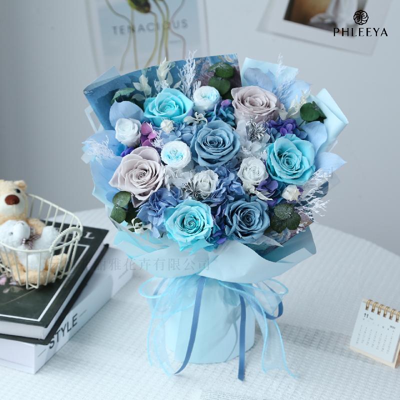 Bó hoa hồng vĩnh cửu quà tặng sinh nhật Valentine Ngày của Mẹ (HK-17)