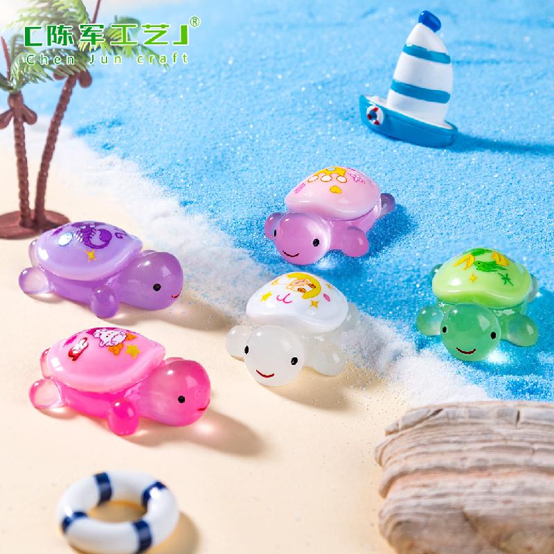 微景观创意夜光十二星座小乌龟公仔盲袋 DIY装饰品配件迷你小摆件