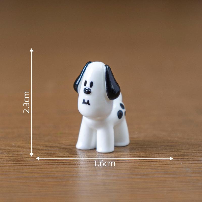 Tiểu cảnh cún con dễ thương, búp bê DIY, phụ kiện xe hơi bàn tiểu cảnh mini (ZC-501)