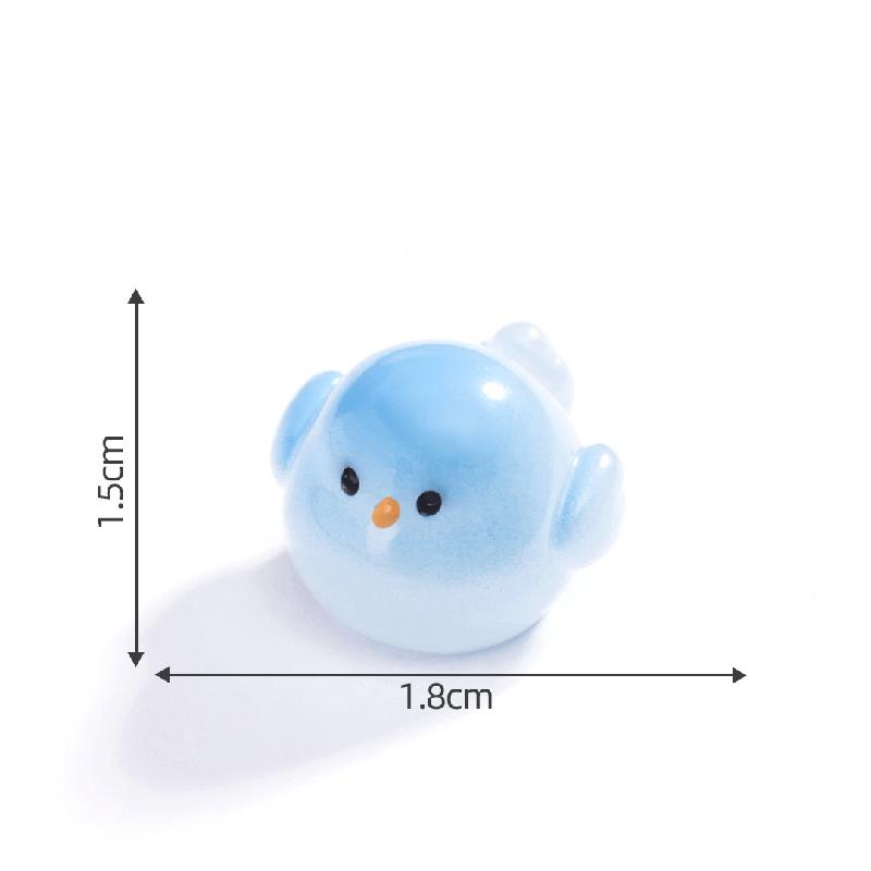 微景观创意小号云雀小鸡萌粒盲袋 DIY装饰品挂配件迷你桌面小摆件