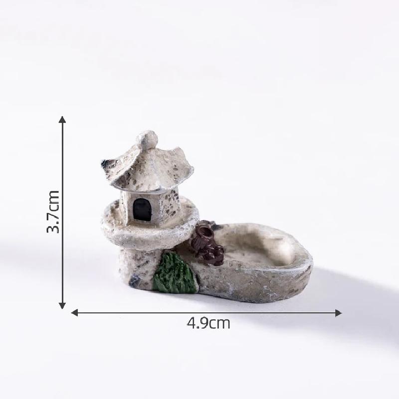Hồ Nước Tháp Cổ Mini Trang Trí Rêu Cảnh (PK-11)