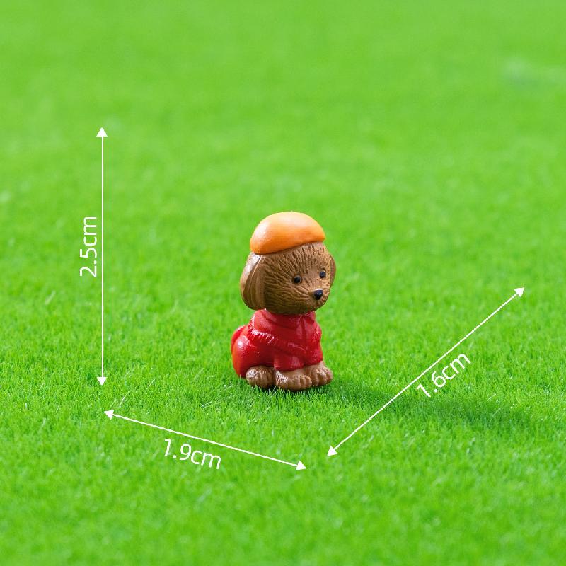 Tiểu cảnh cặp đôi váy cưới mini trang trí cầu pha lê (ZC-1166)