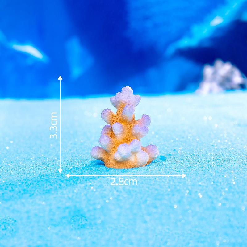 Tiểu cảnh san hô và cá mini trang trí bể cá DIY (ZC-736)