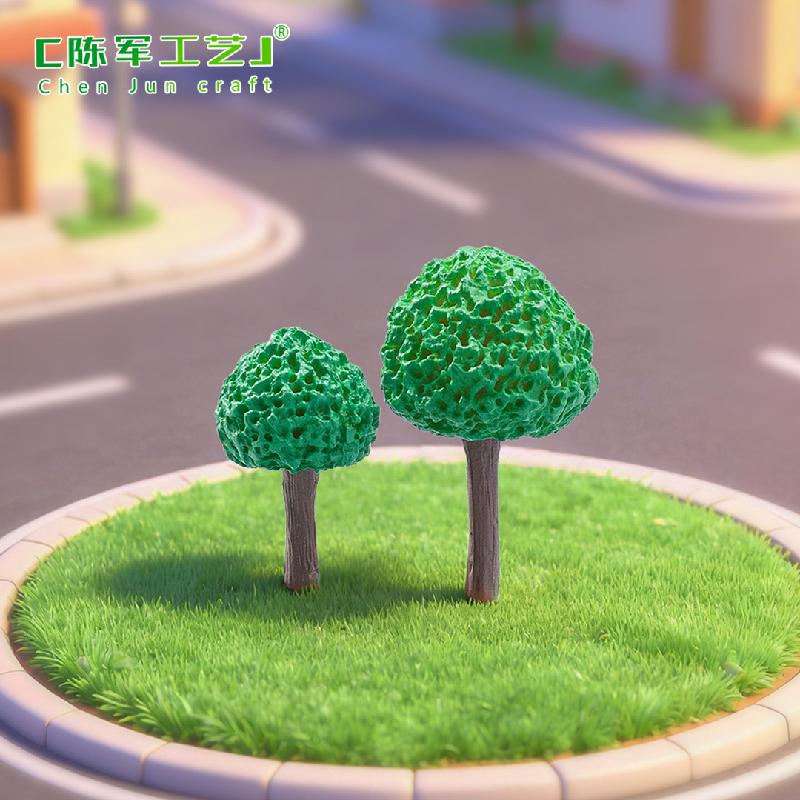 Tiểu cảnh cây xanh hoạt hình, phụ kiện trang trí cây cảnh (ZC-295)