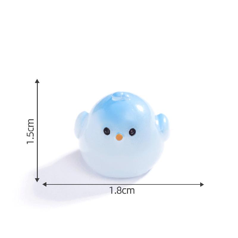 微景观创意小号云雀小鸡萌粒盲袋 DIY装饰品挂配件迷你桌面小摆件