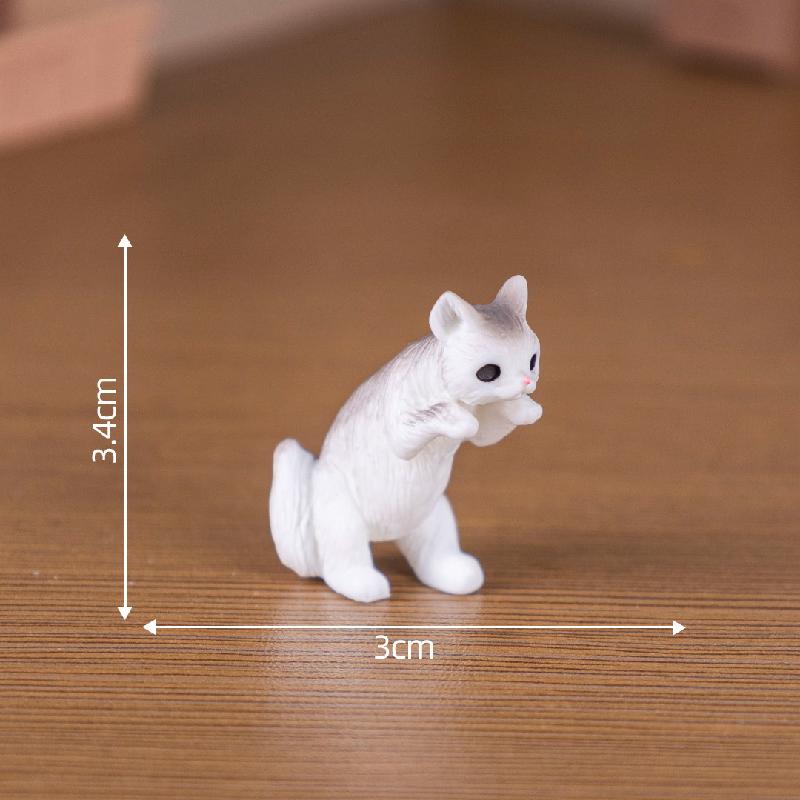 微景观创意洗浴美人鱼小猫娃屋造景 DIY装饰品配件迷你桌面小摆件