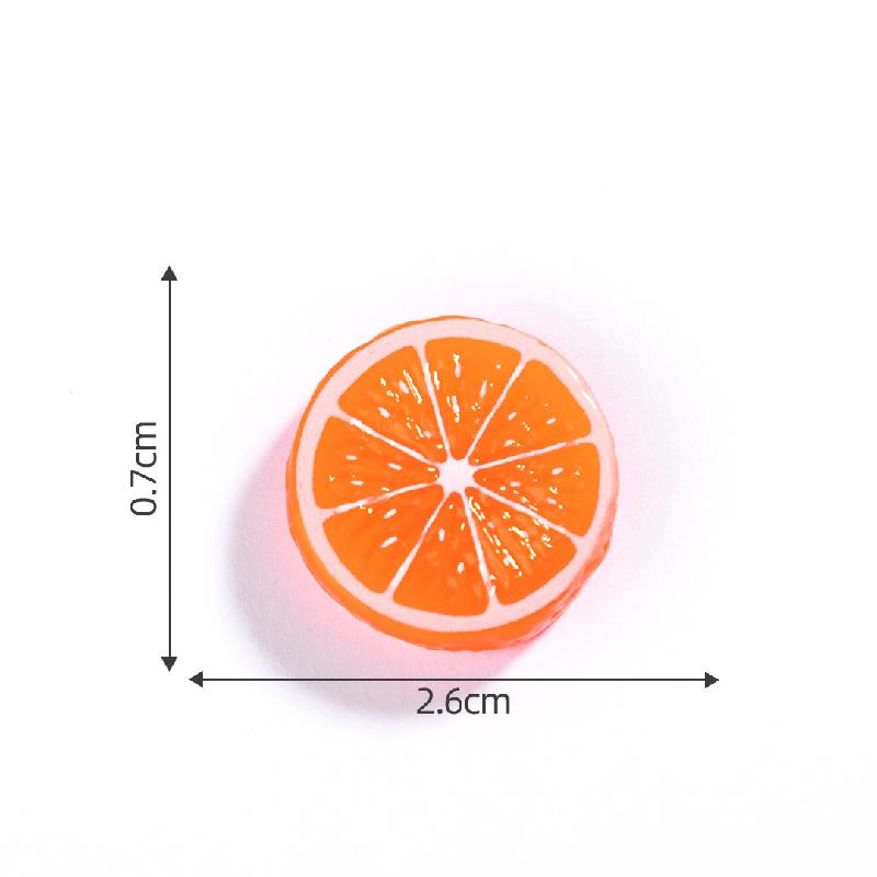 微景观创意切片水果橙子猕猴桃食玩 DIY装饰品盲袋配件迷你小摆件