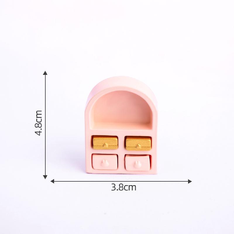 微景观创意可爱客厅沙发粉色娃娃屋 DIY装饰品配件微缩迷你小摆件