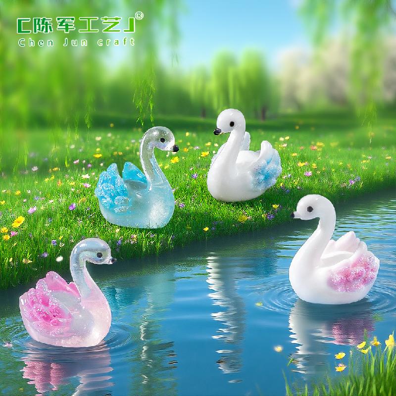 Thiên Nga Trắng Mini Trang Trí Tiểu Cảnh (PK-110)