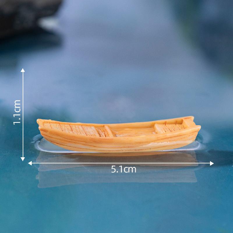 Tiểu cảnh thuyền nhỏ Giang Nam, trang trí thủ công DIY (ZC-112)