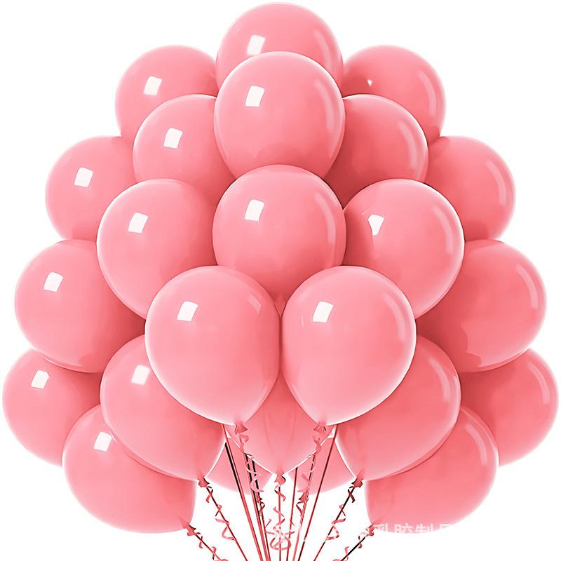 Bộ bóng bay 10 inch cho sinh nhật và tiệc cưới, bao gồm dây bóng bay và bóng bay màu macaron cổ điển. Phù hợp cho trang trí tiệc và sự kiện, bán buôn.