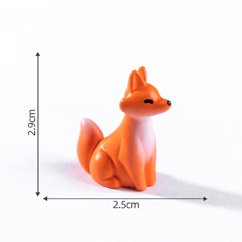 微景观创意狐狸与小王子公仔萌粒 DIY装饰品挂配件迷你桌面小摆件