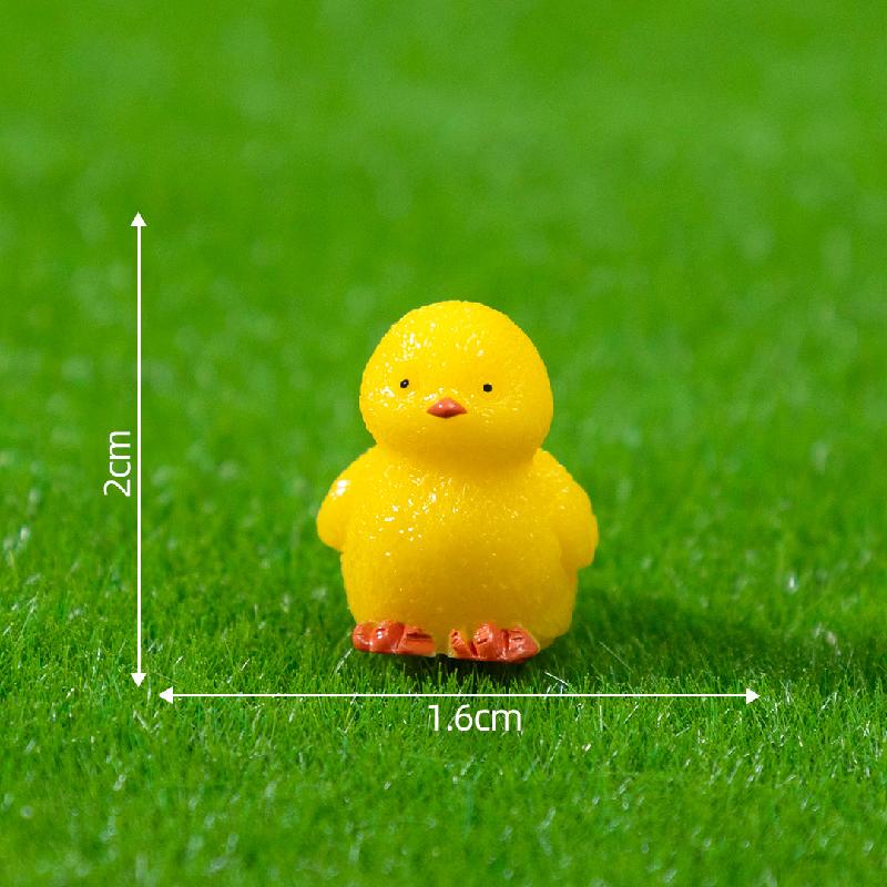 Tiểu cảnh rừng động vật, thỏ, vịt, cáo, gà trang trí mini (ZC-166)
