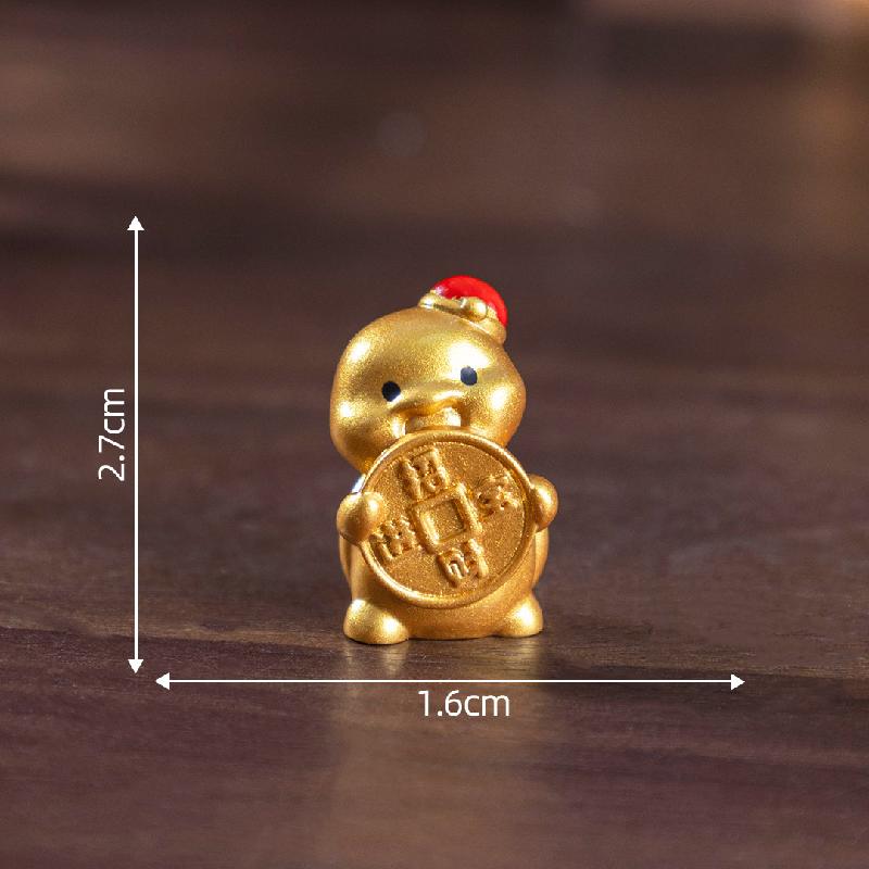 微景观创意元宝金龟聚财萌粒 DIY装饰品挂配件迷你车载桌面小摆件