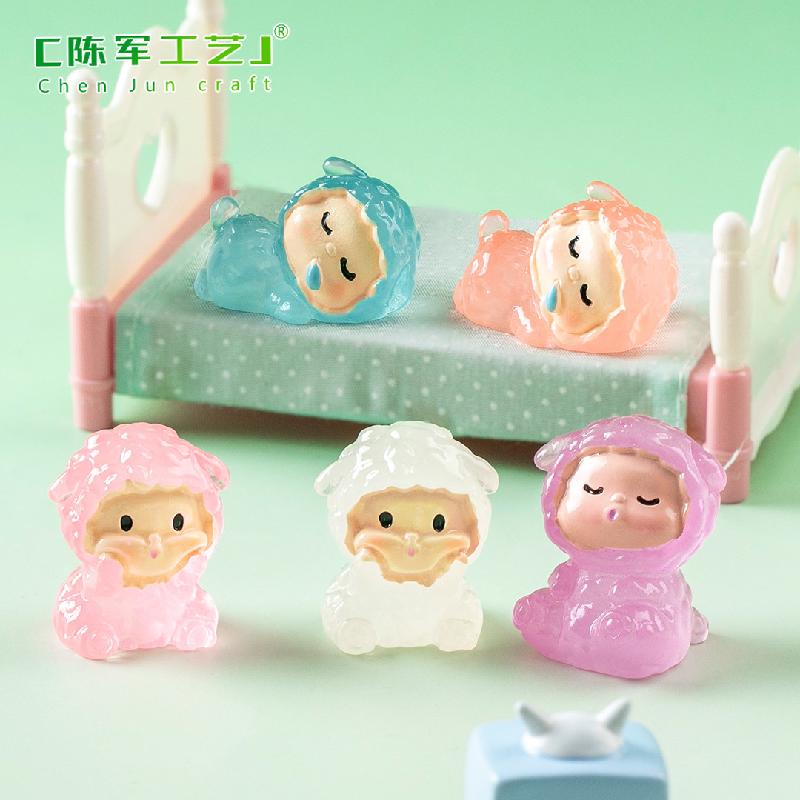 Cừu non phát sáng – Mô hình cừu nhỏ đáng yêu, dạ quang lung linh (M-1224)