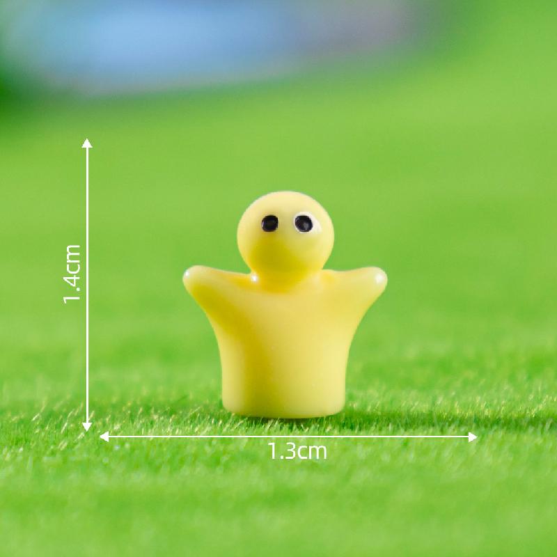 跨境外贸微景观创意互动简约小人公仔 DIY装饰品挂配件迷你小摆件