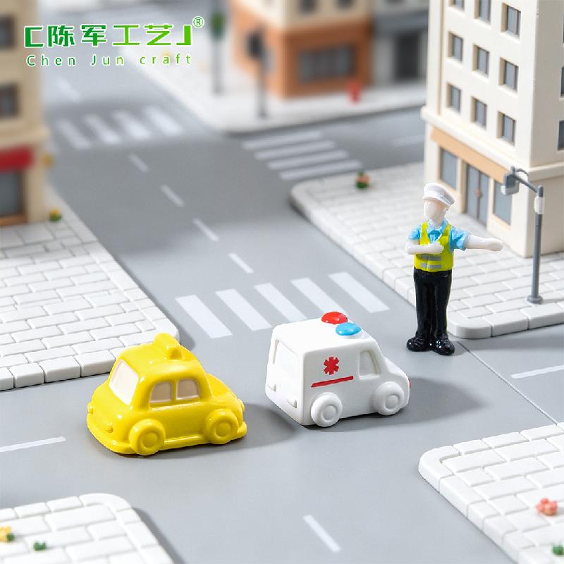 Mô hình xe mô tô xe cứu thương cảnh sát mini (PK-690)