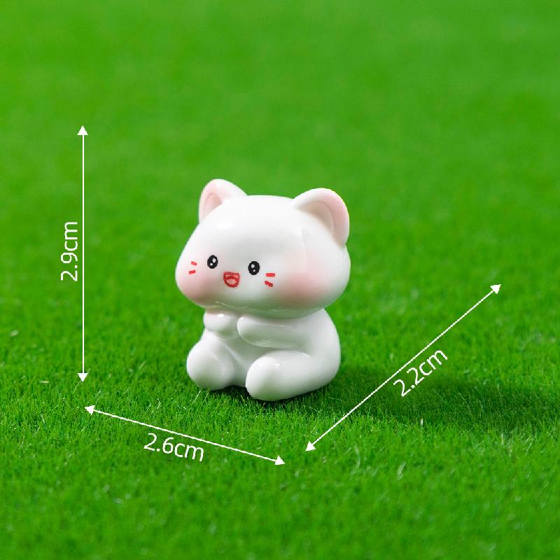 Mèo ăn cá mini trang trí sân vườn tiểu cảnh (PK-695)