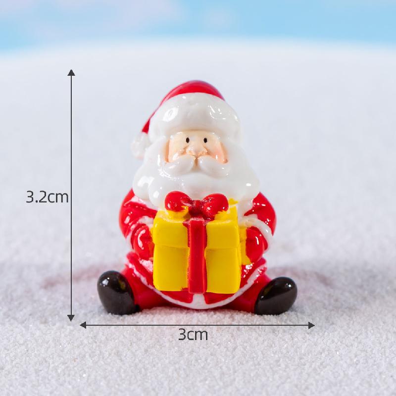 Tiểu cảnh ông già Noel, người tuyết, quả cầu tuyết mini (ZC-32)