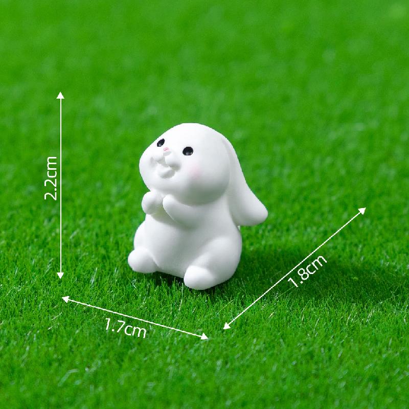 12 mẫu động vật dễ thương resin trang trí tiểu cảnh (ZC-716)