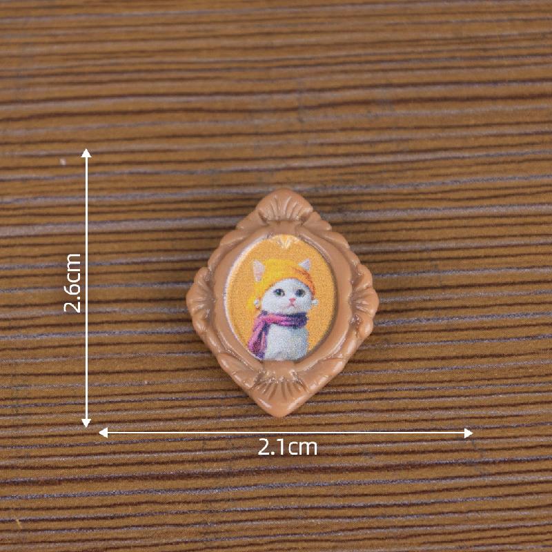 微景观创意壁画多肉盆摘家居娃娃屋 DIY装饰品配件迷你树脂小摆件