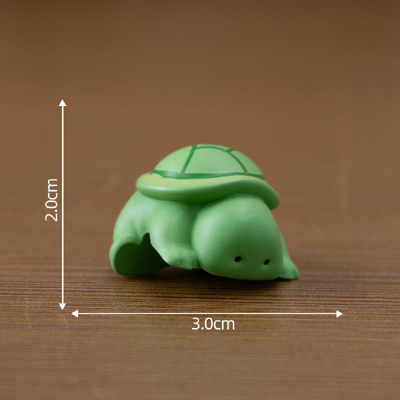 微景观创意可爱小猪乌龟趴趴小动物公仔 DIY装饰品配件迷你小摆件