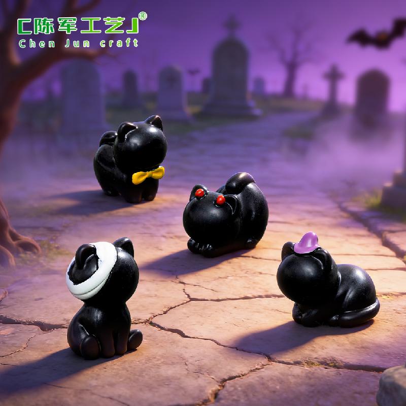 Mèo Không Mặt Halloween Mini (PK-211)